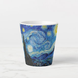 The Starry Night (1889) by Vincent Van Gogh Latte Mug