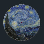 The Starry Night 1889 Vincent van Gogh Dartboard<br><div class="desc">The Starry Night 1889 Vincent van Gogh</div>