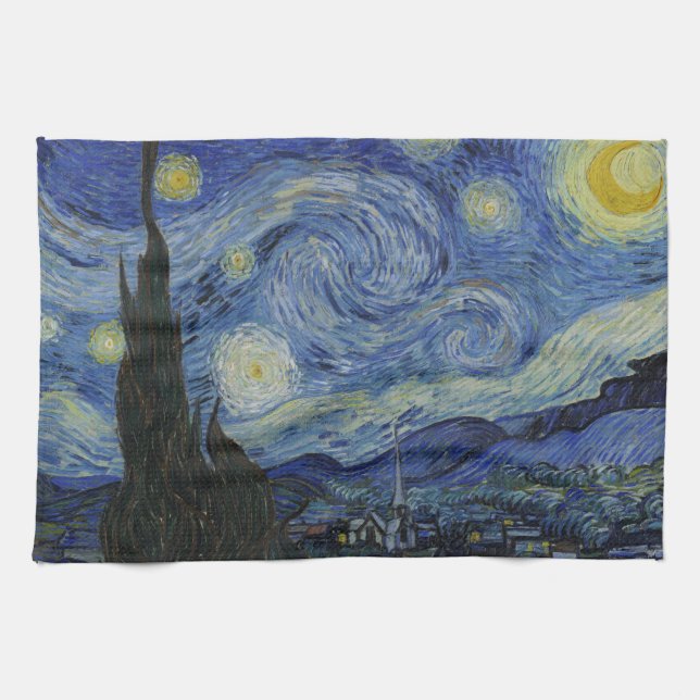 The Starry Night American MoJo Kitchen Towel (Horizontal)