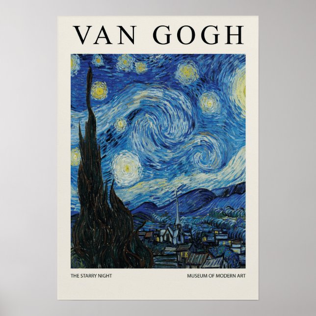 The Starry Night Blossom Poster (Front)