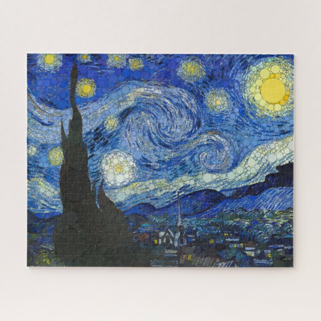 The Starry Night by After Vincent van Gogh Jigsaw Puzzle (Horizontal)