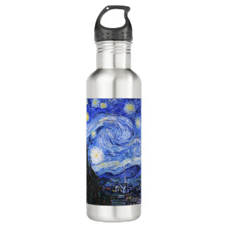 The Starry Night by Van Gogh 710 Ml Water Bottle