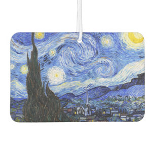 The Starry Night by Van Gogh Car Air Freshener