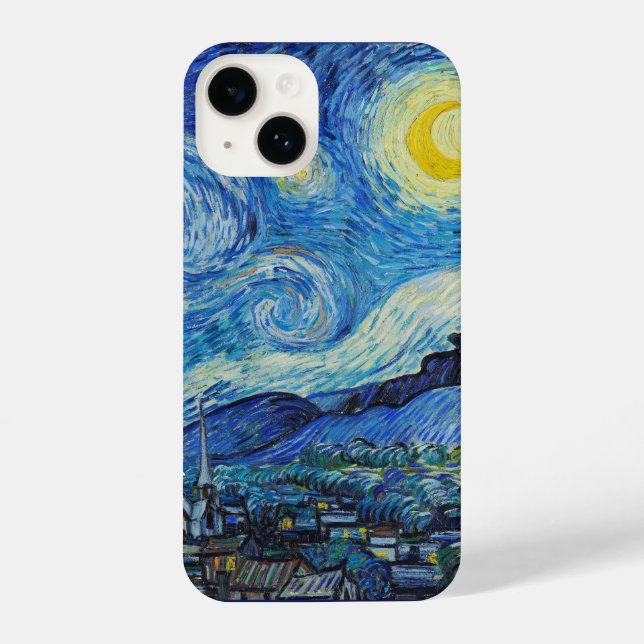The Starry Night by Van Gogh – Customisable iPhone Case (Back)