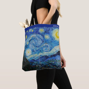 The Starry Night by Van Gogh – Customisable Tote Bag