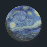 The Starry Night by Van Gogh Paper Plate<br><div class="desc">The Starry Night by Van Gogh. Please visit my store for more interesting design and more colour choice => zazzle.com/iwheels*</div>