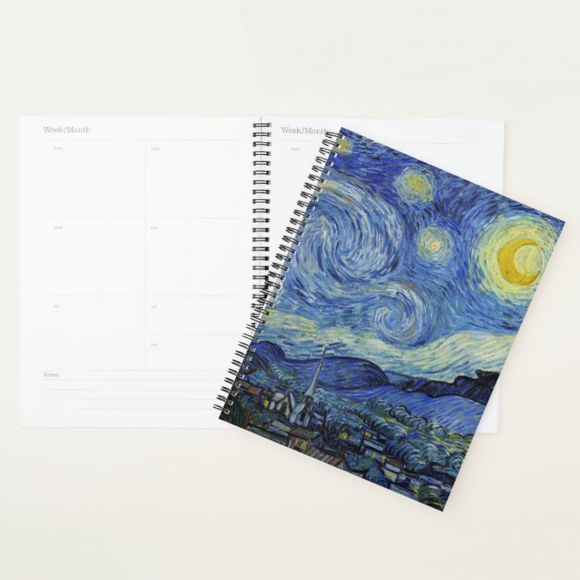 The Starry Night by Van Gogh Planner (Display)