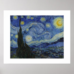 The Starry Night by Van Gogh Poster