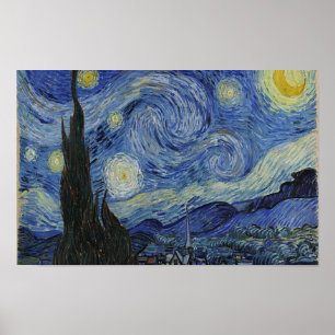 The Starry Night by Van Gogh Poster