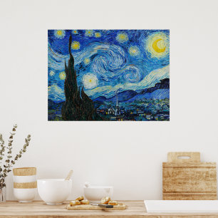 The Starry Night by Van Gogh Poster