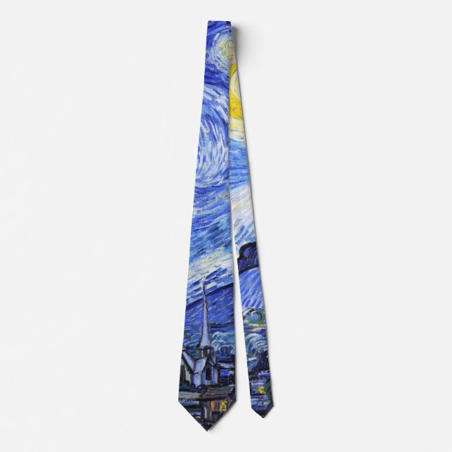 The Starry Night by Van Gogh Tie (Front)