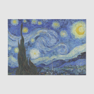 The Starry Night by Van Gogh  Tissue Paper