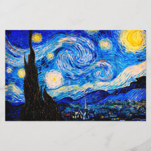 The Starry Night by Vincent Van Gogh
