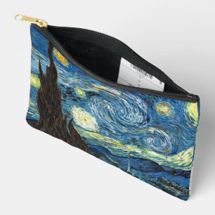 The Starry Night by Vincent Van Gogh Accessory Pouch