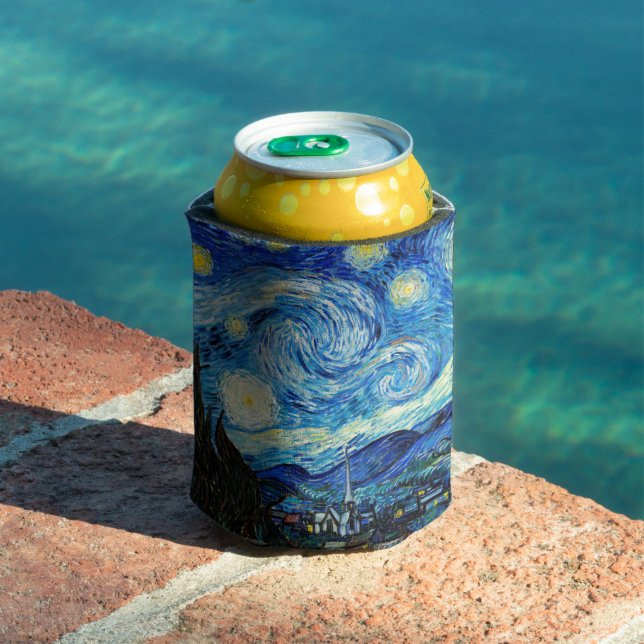 The Starry Night by Vincent Van Gogh  Can Cooler (In Situ Pool)