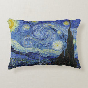 The Starry Night by Vincent Van Gogh Decorative Cushion