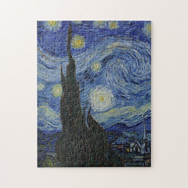 The Starry Night by Vincent Van Gogh Jigsaw Puzzle (Vertical)