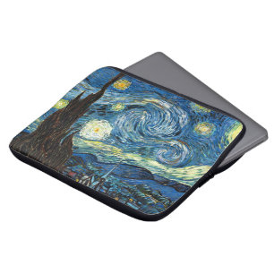 The Starry Night by Vincent Van Gogh Laptop Sleeve