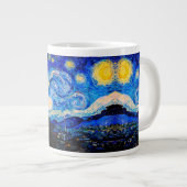 The Starry Night by Vincent Van Gogh Large Coffee Mug (Front Right)