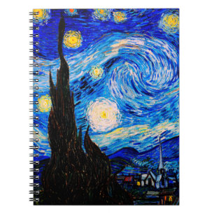 The Starry Night by Vincent Van Gogh Notebook