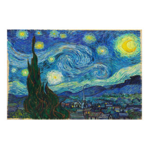 The Starry Night by Vincent van Gogh Photo Print