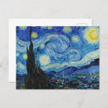 The Starry Night by Vincent Van Gogh Postcard<br><div class="desc">The Starry Night by Vincent Van Gogh Postcard
The Starry Night (1889) by Vincent Van Gogh</div>