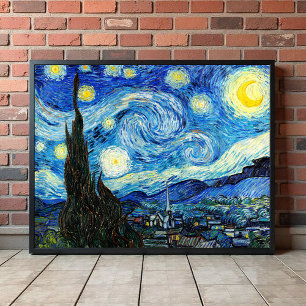 The Starry Night by Vincent Van Gogh Poster