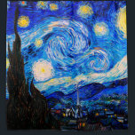 The Starry Night by Vincent Van Gogh Shower Curtain<br><div class="desc">Vincent Van Gogh The Starry Night. This is an old masterpiece from the dutch master painter Vincent Van Gogh.This fine art landscape painting has beautiful,  vibrant,  saturated colour. Vincent Van Gogh was a dutch post impressionist painter. This image is in the public domain</div>