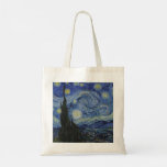 The Starry Night by Vincent Van Gogh Tote Bag<br><div class="desc">Van Gogh - a celebration of the Masters of Art</div>