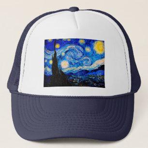The Starry Night by Vincent Van Gogh Trucker Hat