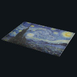 The Starry Night Cutting Board<br><div class="desc">Vincent van Gogh,  The Starry Night. Oil on canvas. 1889. Het schilderij De sterrennacht (olieverf op doek) van Vincent van Gogh (1889).</div>