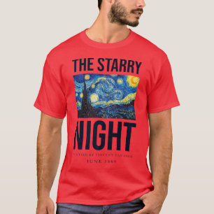 The Starry Night Tee Shirts, Cool Vincent Van Gogh