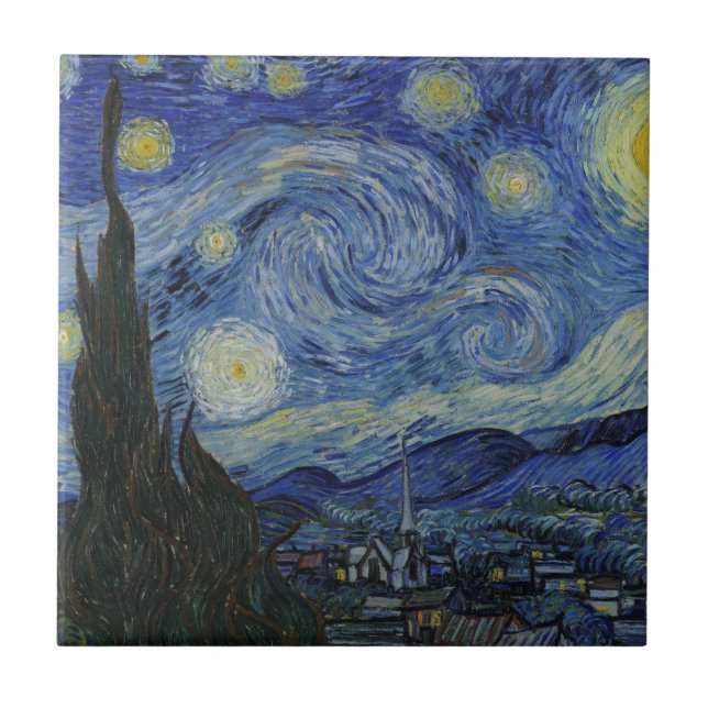 The Starry Night Tile (Front)