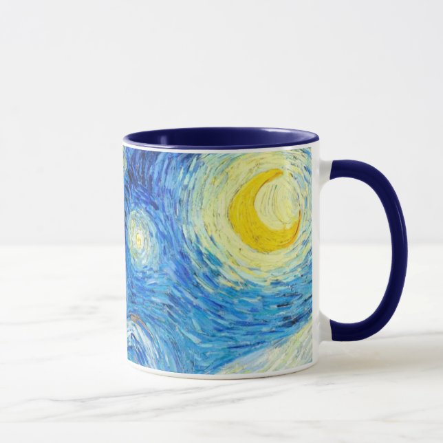 The Starry Night Van Gogh drinking Mug (Right)