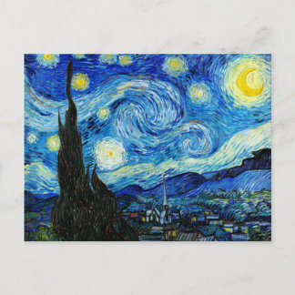 The Starry Night - Van Gogh Postcard