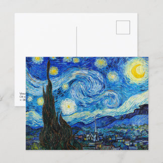 The Starry Night | Van Gogh | Postcard