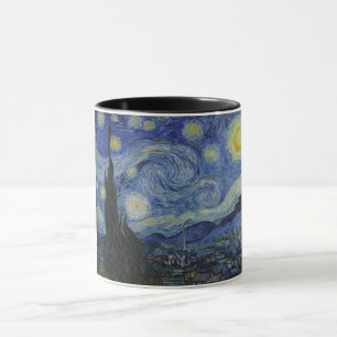 The Starry Night (Vincent van Gogh) (Famous Art) Mug