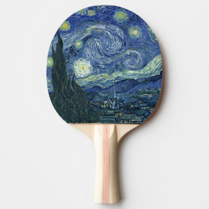 The Starry Night-Vincent van Gogh Ping Pong Paddle