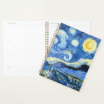 The Starry Night - Vincent van Gogh Planner<br><div class="desc">Are you looking for a new piece of art to add to your home? The Starry Night is an iconic painting that will be the perfect addition to any room. It’s one of the most famous paintings in history and it’s easy to see why. This print captures Van Gogh’s imagination...</div>