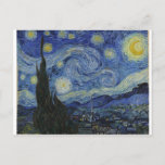 The Starry Night - Vincent Van Gogh Postcard<br><div class="desc">The Starry Night Vincent van Gogh (Dutch,  1853–1890)</div>