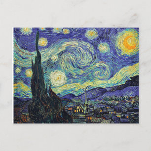 The Starry Night Vincent Van Gogh Postcard