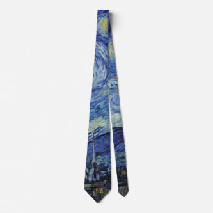 The Starry Night - Vincent Van Gogh Tie