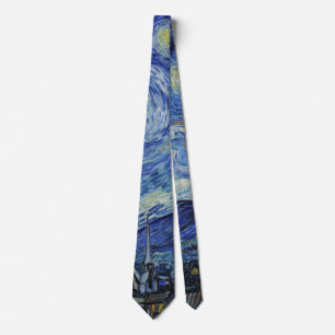 The Starry Night - Vincent Van Gogh Tie