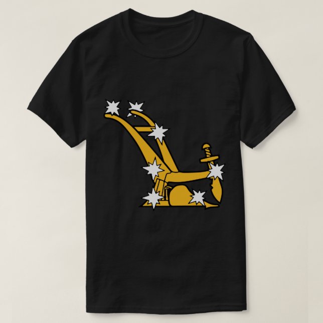 The Starry Plough - Ireland -  Irish - Socialist - T-Shirt (Design Front)