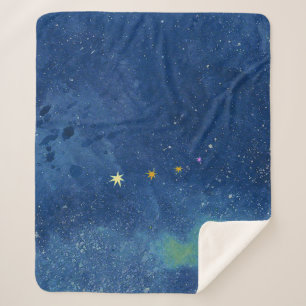 The starry sky fleece blanket