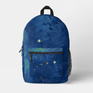 The starry sky illustration Printed Backpack