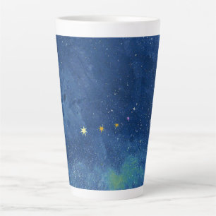The starry sky latte mug
