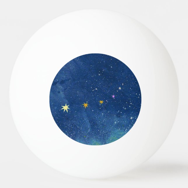 The starry sky  Ping Pong Ball (Front)