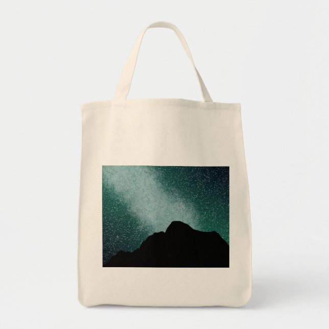 The Stars at Night Throw Pillow Tote Bag (Front)