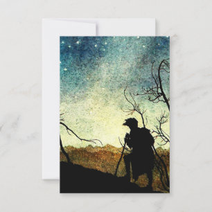 “The Stars That Nature Hung” by Arthur Rackham Thank You Card
